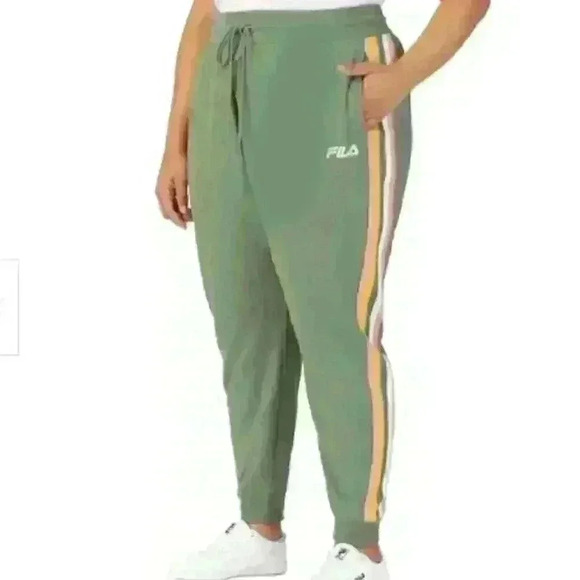 Fila Clover Midrise Drawstring Jogger Loden Frost NWT - Picture 1 of 1